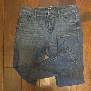 Simply Vera Vera Wang Dark Blue Straight Leg Jeans